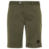 Refrigiwear Elegant Beige Bermuda Shorts with Logo Patch -   -  Refrigiwear.